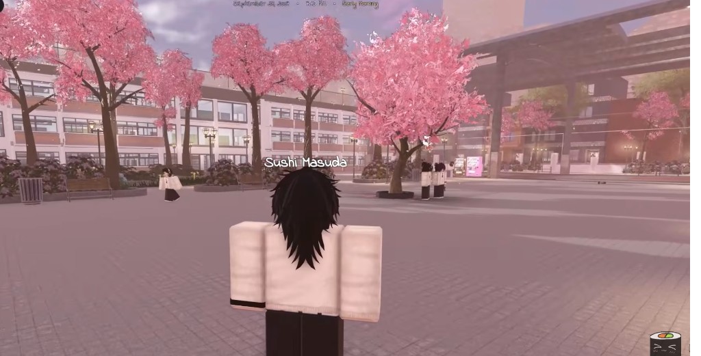 Sakura courtyard